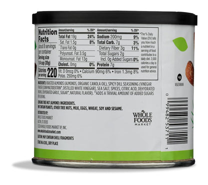 365 Almendras Sabor Eneldo Picante 284 g