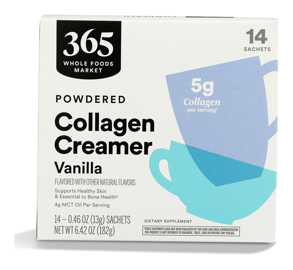 365 Sustituto de Crema para Café con Colágeno Vainilla 14 Sobres