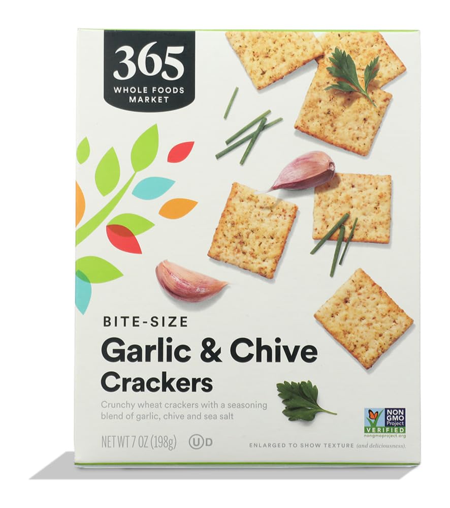 365 Galletas Saladas Mini Ajo y Cebollín 198 g