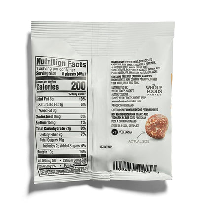 365 Bocaditos de Proteína Vainilla, Nuez de La India y Almendra 45 g