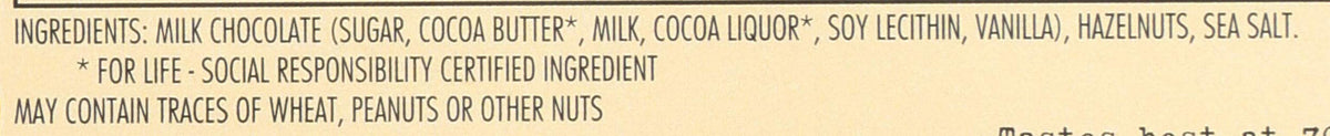 Chocolove Barra de Chocolate con Leche y Avellana 91 g
