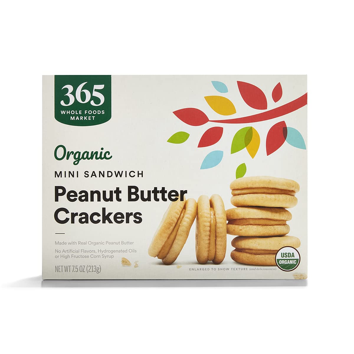 365 Mini Sándwiches de Galleta con Crema de Cacahuate Orgánicos 213 g