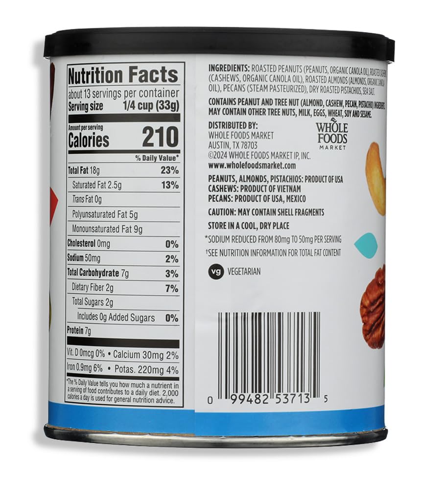 365 Nueces Mixtas Ligeramente Saladas 425 g
