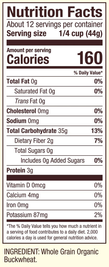 Bob's Red Mill Cereal Caliente Orgánico de Trigo Sarraceno 510 g