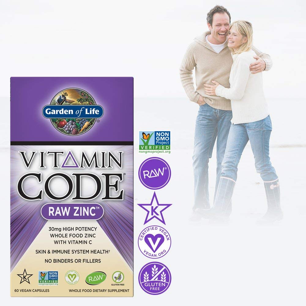 Garden of Life Vitamin Code Zinc 60 Cápsulas Veganas