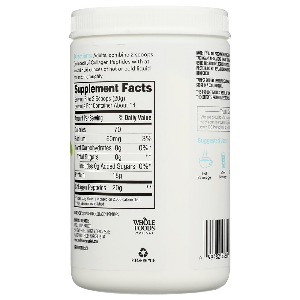 365 Péptidos de Colágeno Bovino Sin Sabor 284 g