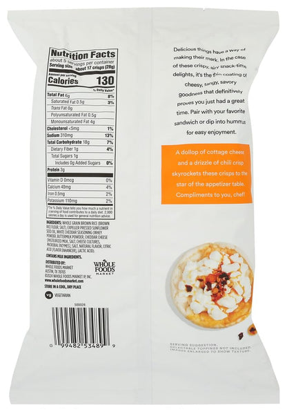 365 Mini Crujientes de Arroz Sabor Queso Cheddar Blanco 142 g