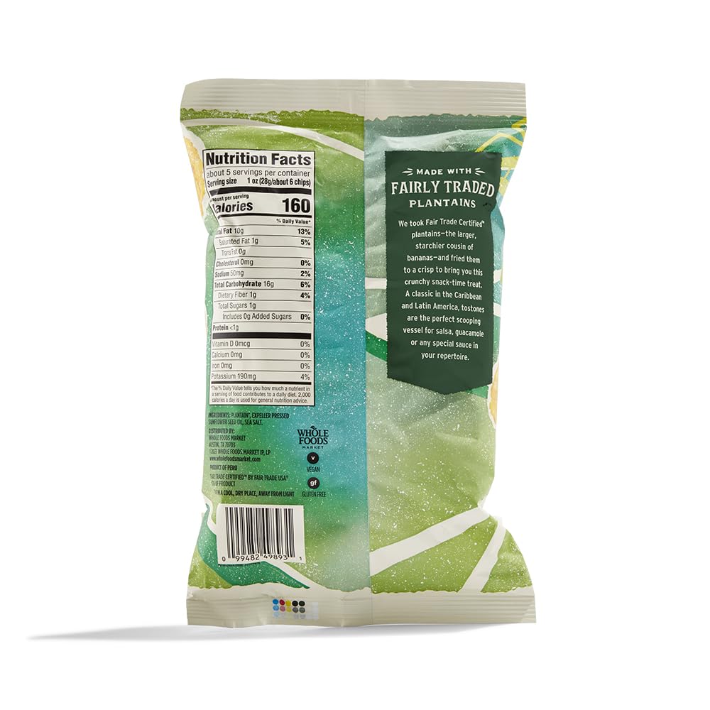 Whole Foods Market Tostones de Plátano Macho 142 g