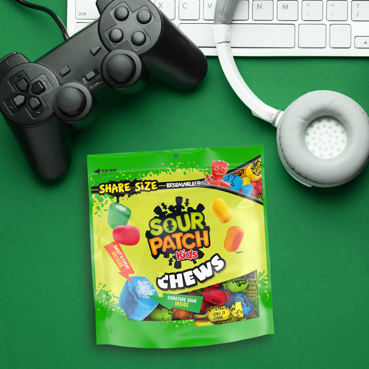 Regalo Sour Patch Kids Gomitas Chews 230g X2