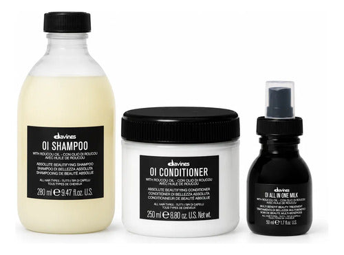 Set De Regalo Navidad Davines Oi Rutina Cabello