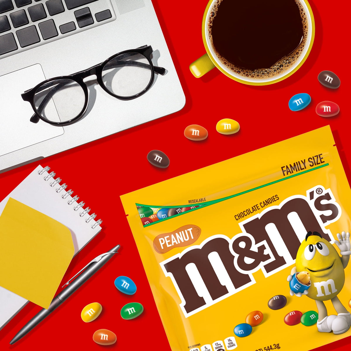 Regalo M&M'S Chocolates Cacahuate 513g X2
