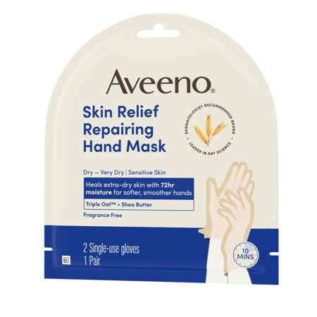 Aveeno Skin Relief mascarilla manos 1 par (1 ct)