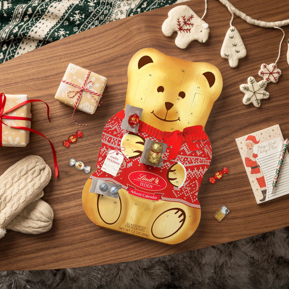 Lindt Teddy Calendario de Adviento Caja 204 g