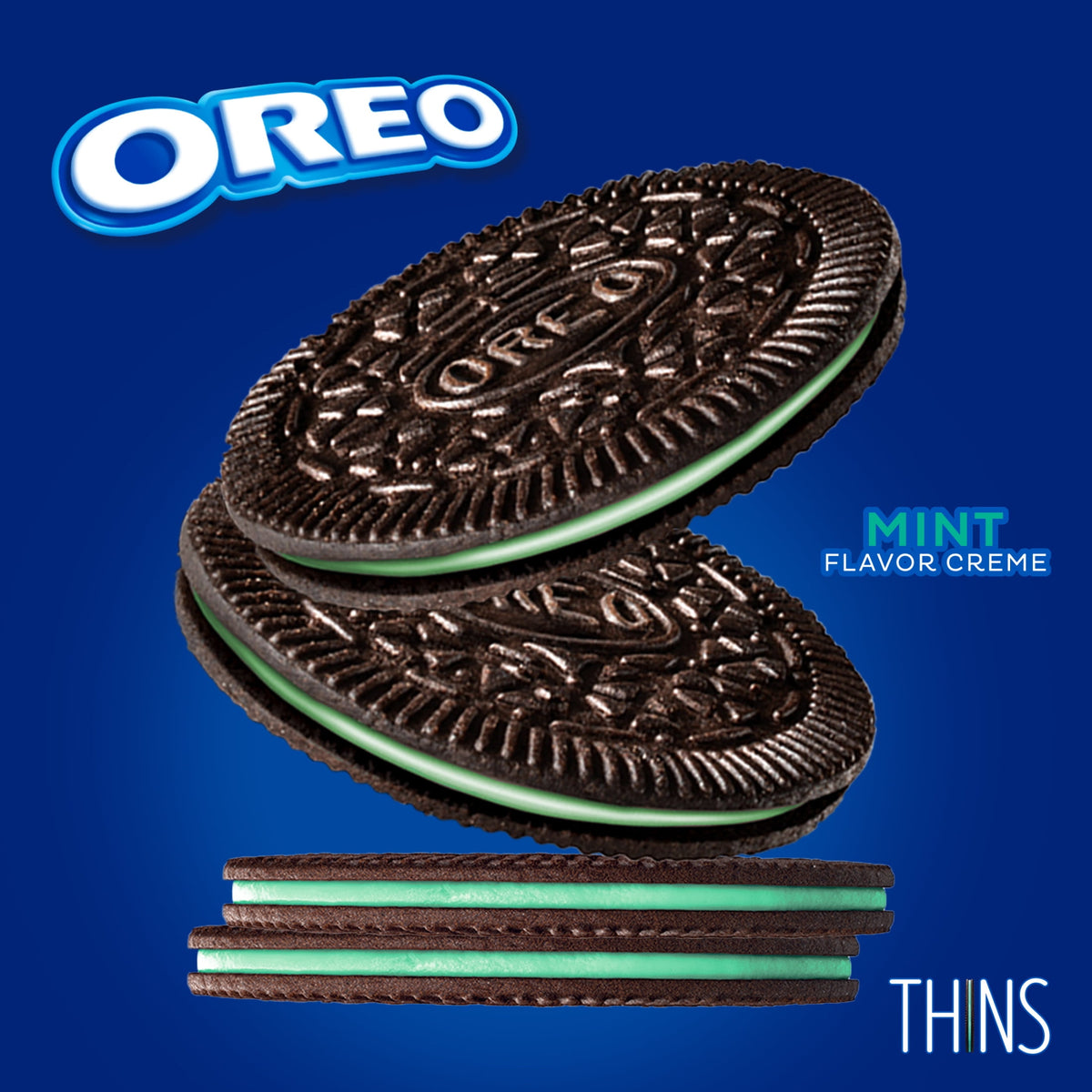 Regalo OREO Galletas Thins Menta 334g X2