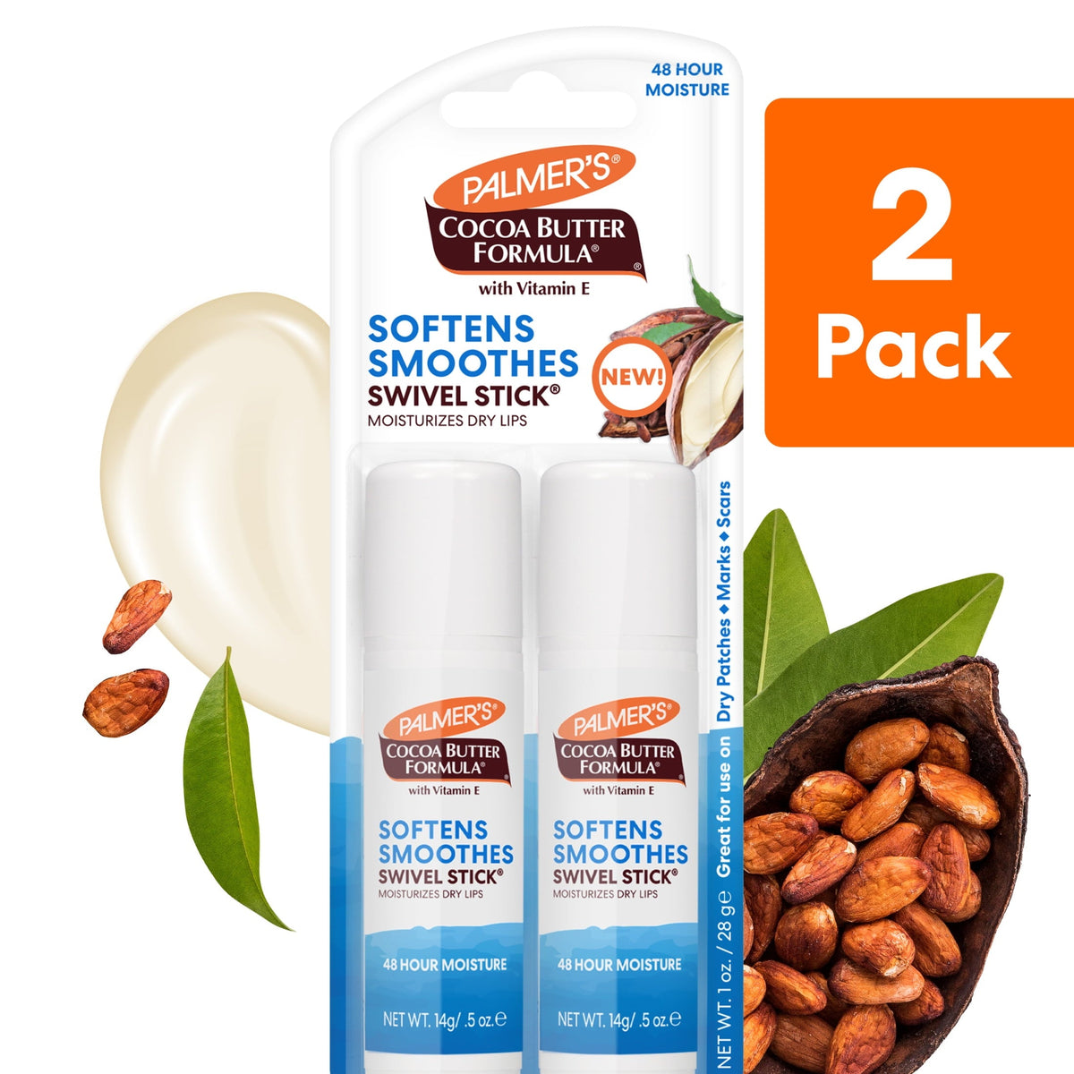 Palmer's Cocoa Butter Bálsamo Labial 2 Piezas