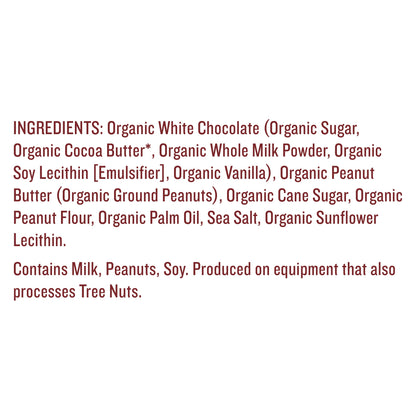 Justin's Taza de Chocolate Blanco con Crema de Cacahuate Orgánica 40 g