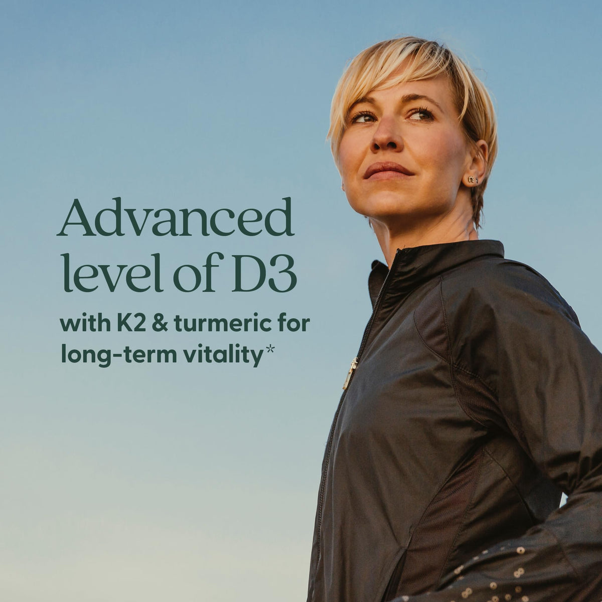 New Chapter Vitamina D3 y K2 con Cúrcuma Orgánica 30 Tabletas