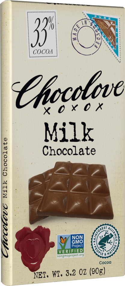 Chocolove Barra de Chocolate Belga con Leche 91 g