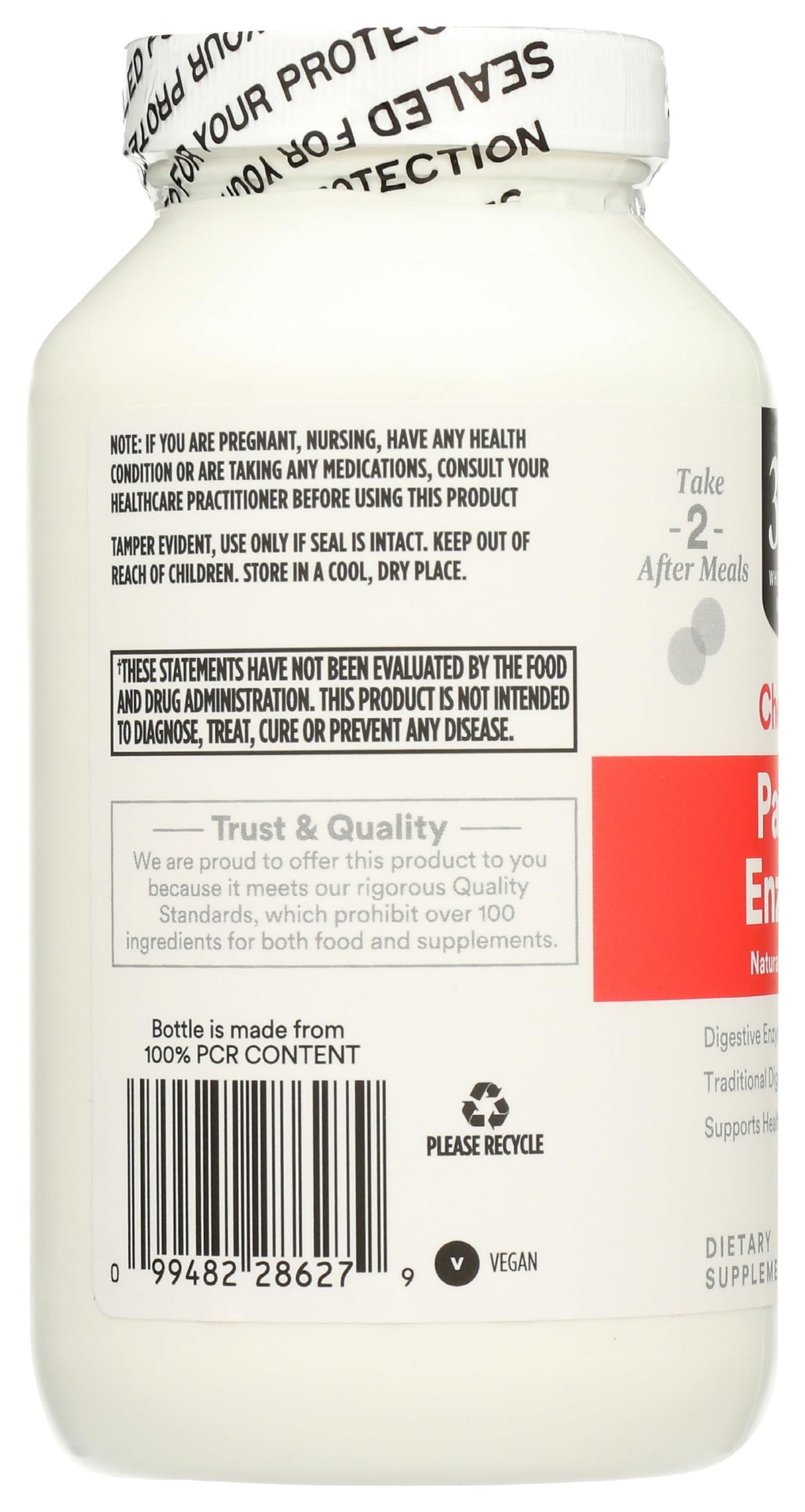 365 Papaya Complex Masticable 500 Tabletas