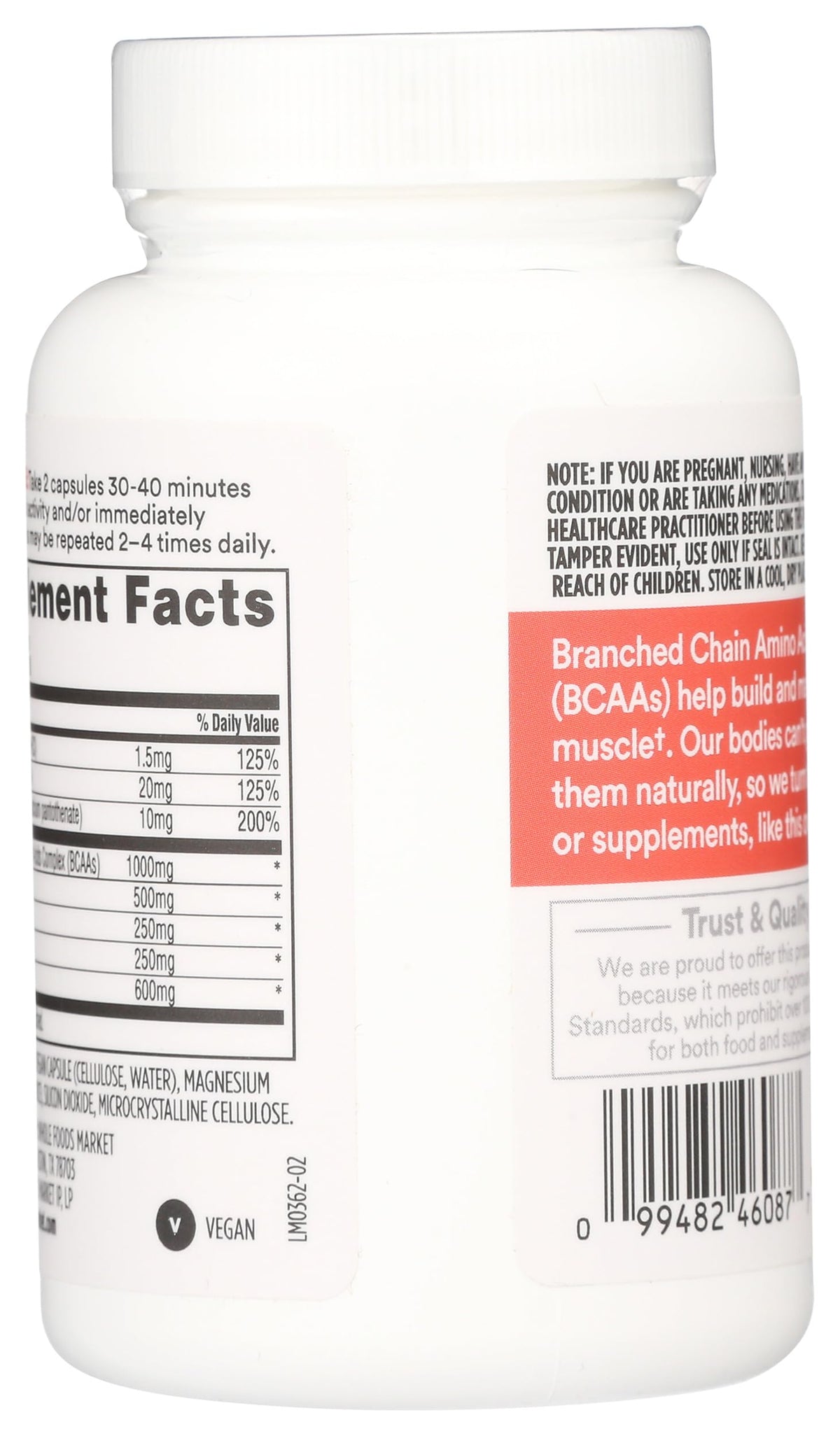 365 Complejo BCAA 60 Cápsulas