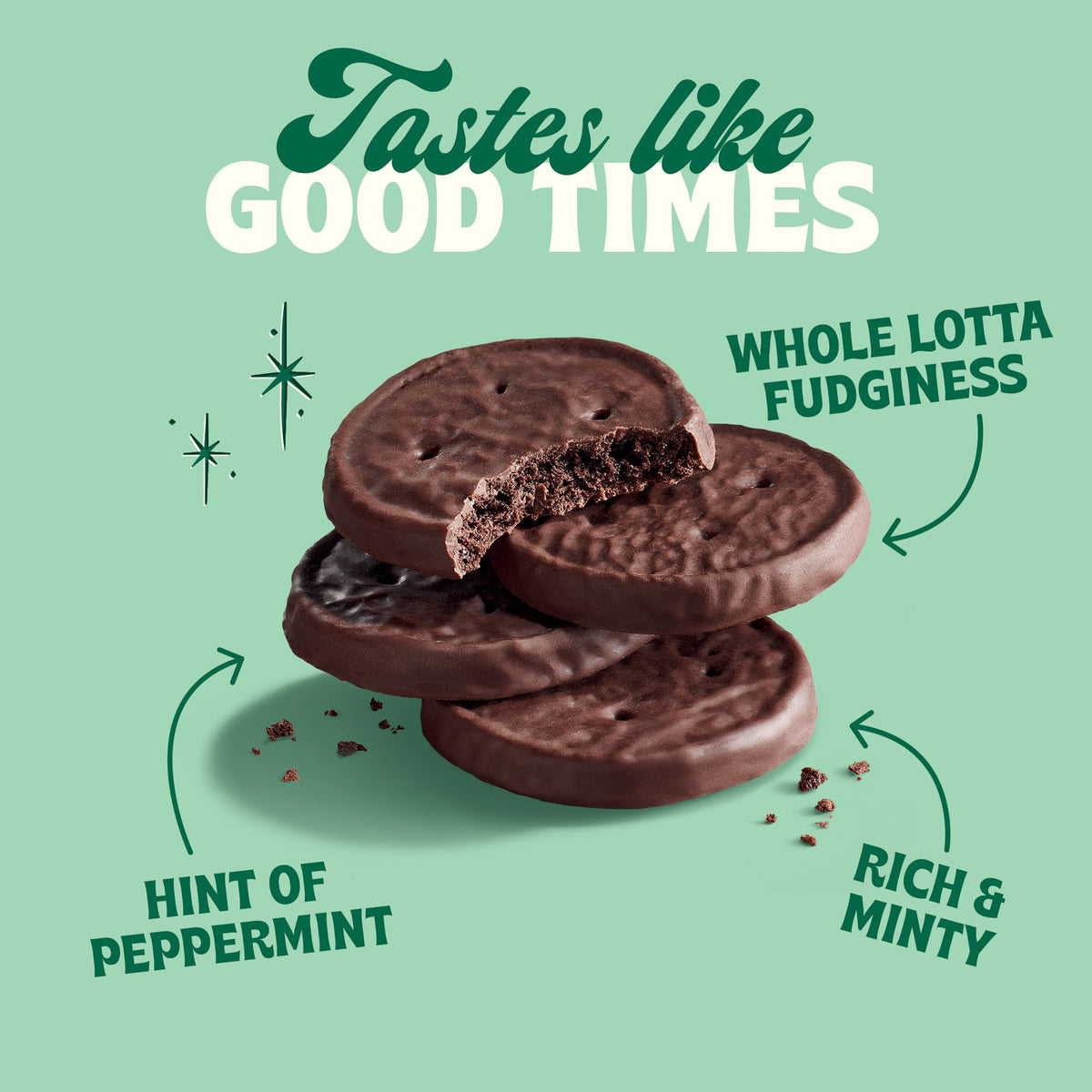 Back to Nature Galletas de Menta Cubiertas de Chocolate 156 g