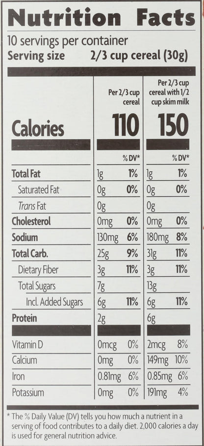 Nature's Path Cereal Orgánico Crunchy Maple Sunrise 301 g