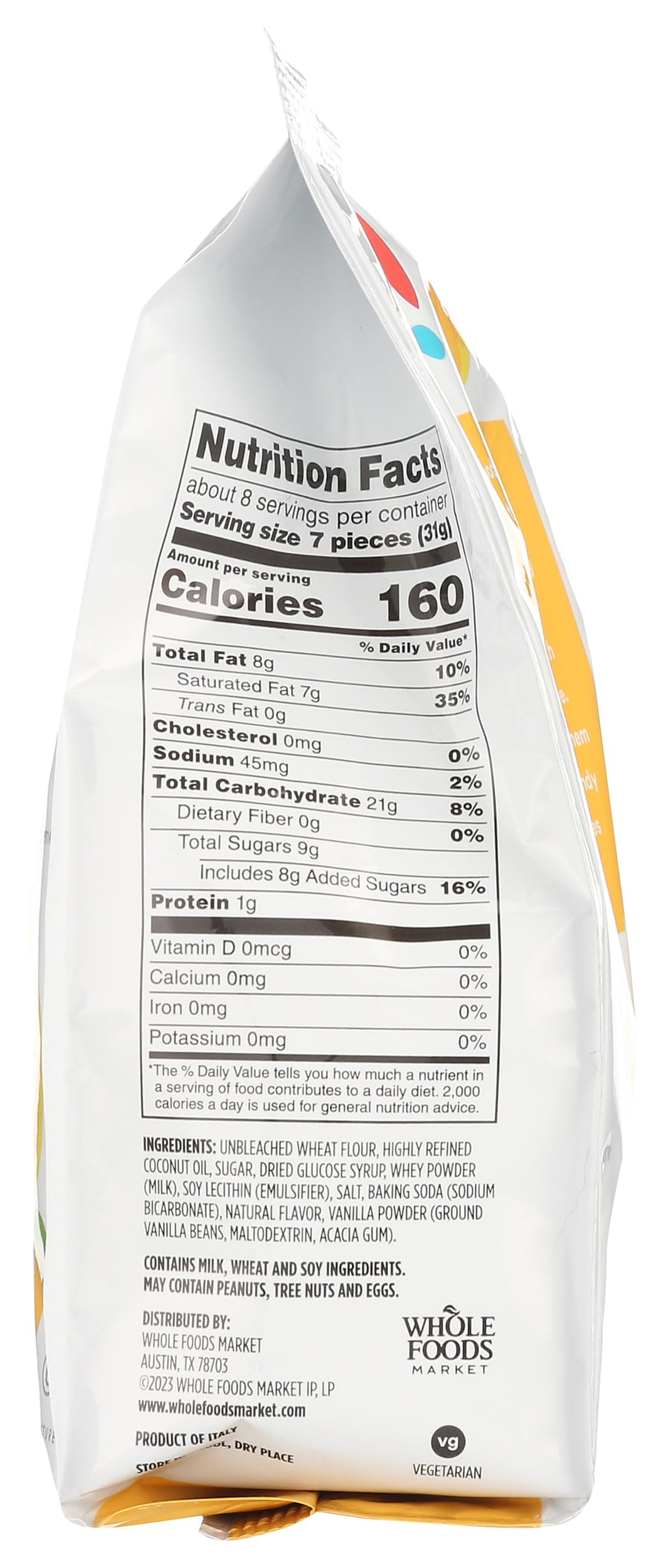 Whole Foods Market Mini Wafers de Limón 249 g