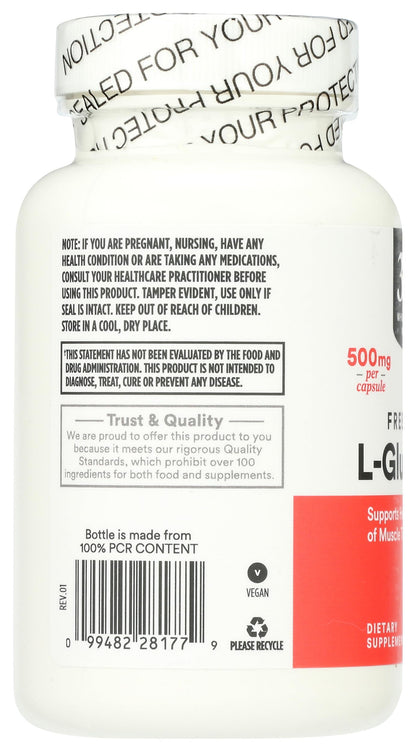 365 L-Glutamina 500 Mg 100 Cápsulas