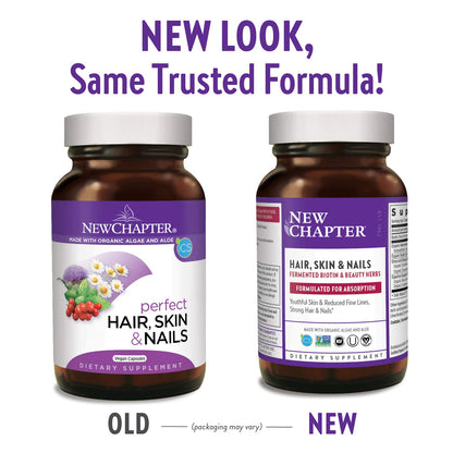 New Chapter Vitaminas para Cabello, Piel y Uñas 30 Tabletas