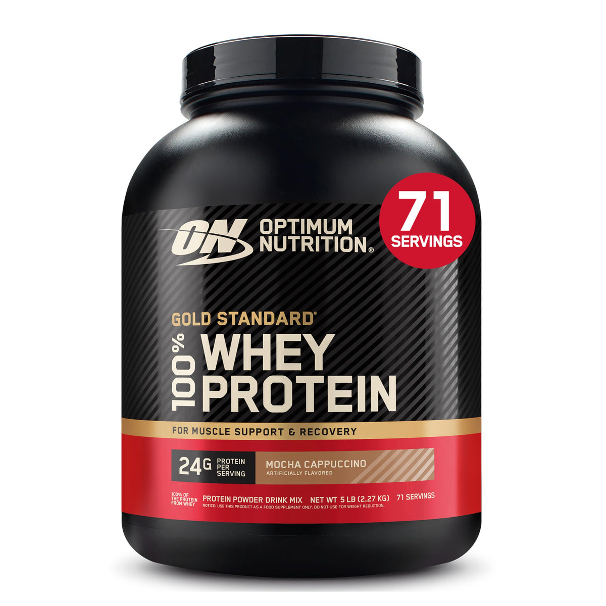Optimum Nutrition Gold Standard Whey Mocha Cappuccino 5 Lb