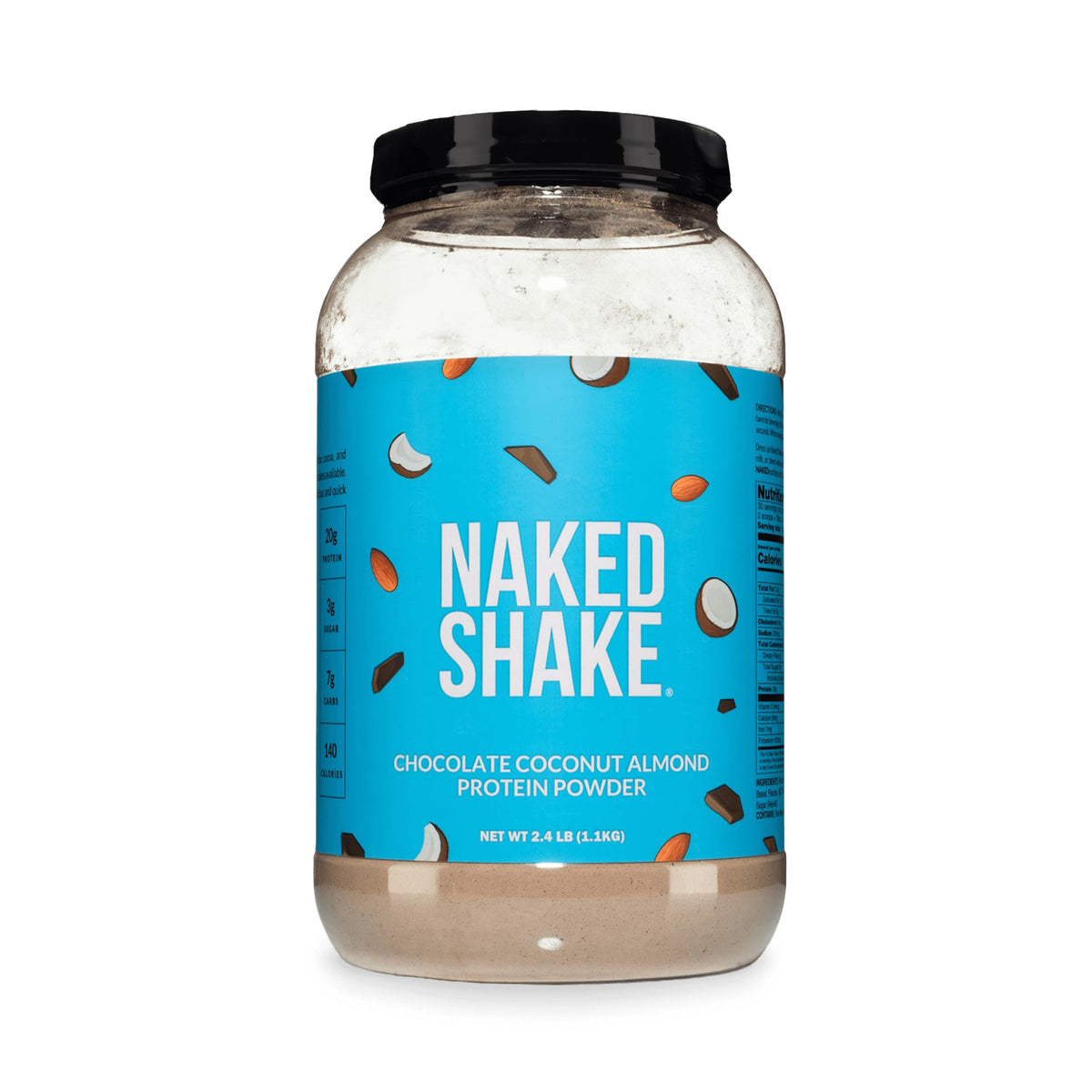 Naked Shake Proteina Coco Almendra Chocolate 30 Porciones