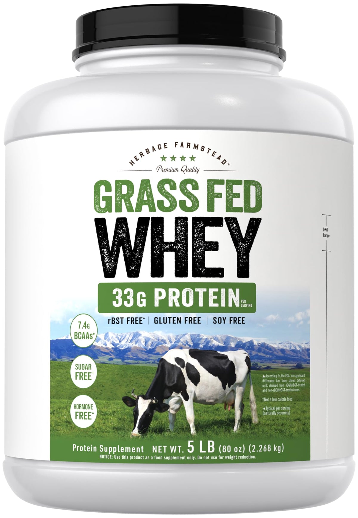 Carlyle Whey Proteina Grass Fed Sin Sabor 5 Lb