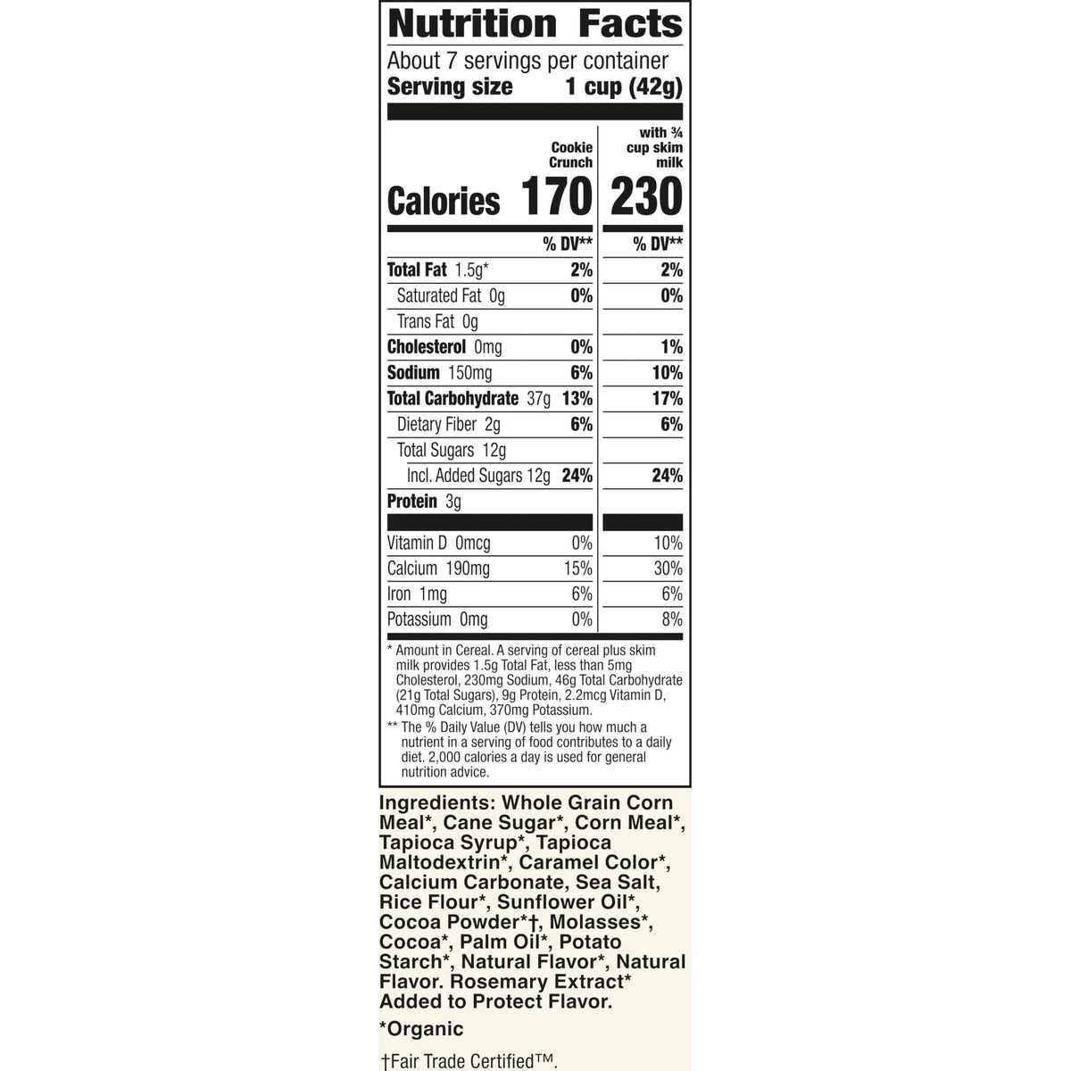 Cascadian Farm Cereal Orgánico Cookie Crunch 323 g