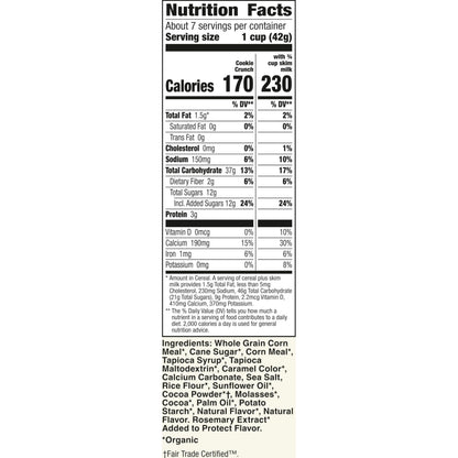 Cascadian Farm Cereal Orgánico Cookie Crunch 323 g