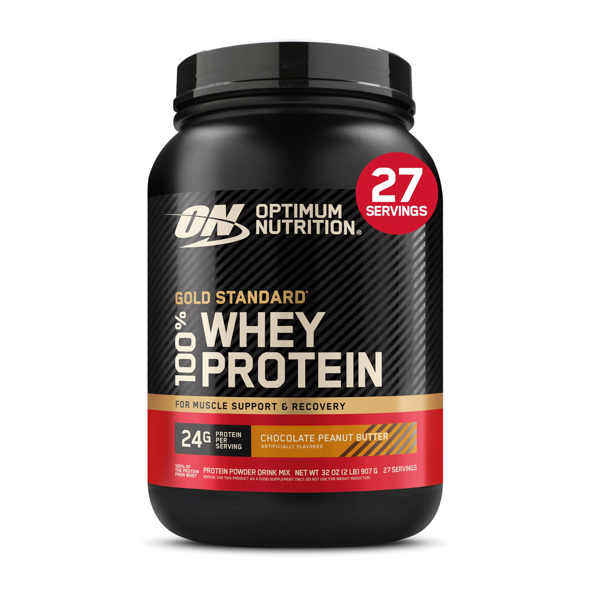 Optimum Nutrition Whey Gold Standard Choco Cacahuate 2 Lb