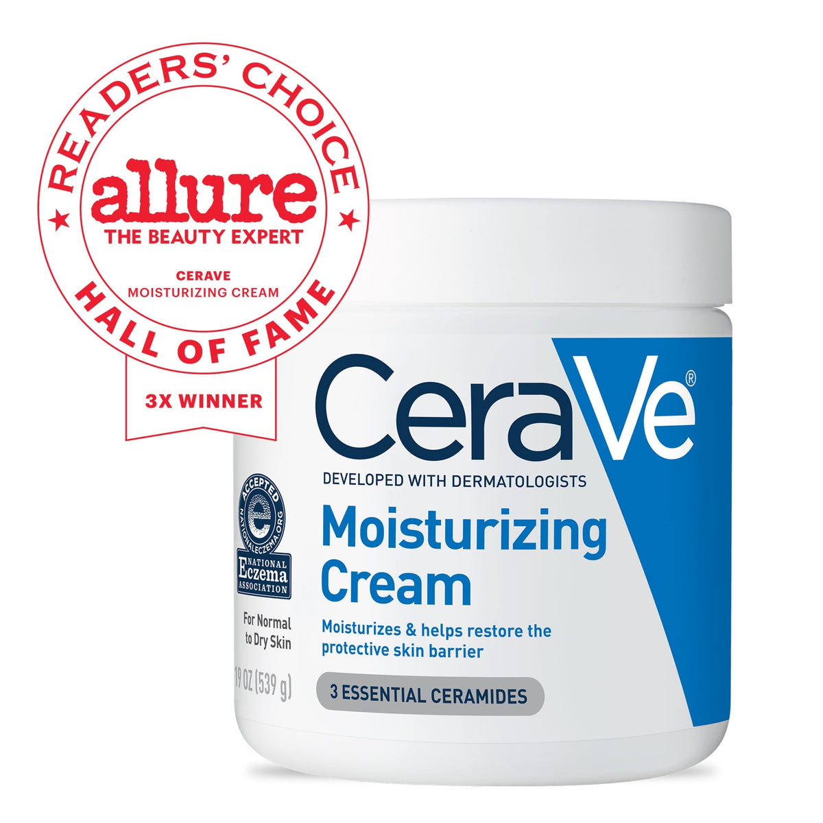 CeraVe Crema Hidratante Rostro y Cuerpo con Dosificador 453 g