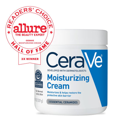 CeraVe Crema Hidratante Rostro y Cuerpo con Dosificador 453 g