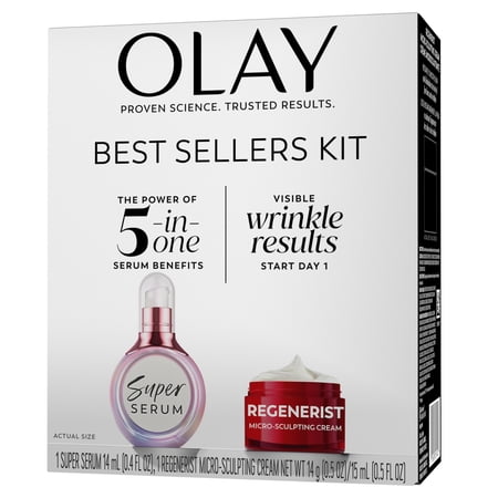 Olay dúo suero Super Serum 0.4 fl oz crema MSC 0.5 fl oz