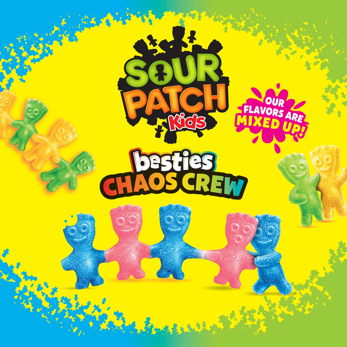 Regalo Sour Patch Kids Gomitas Besties Chaos 203g X4