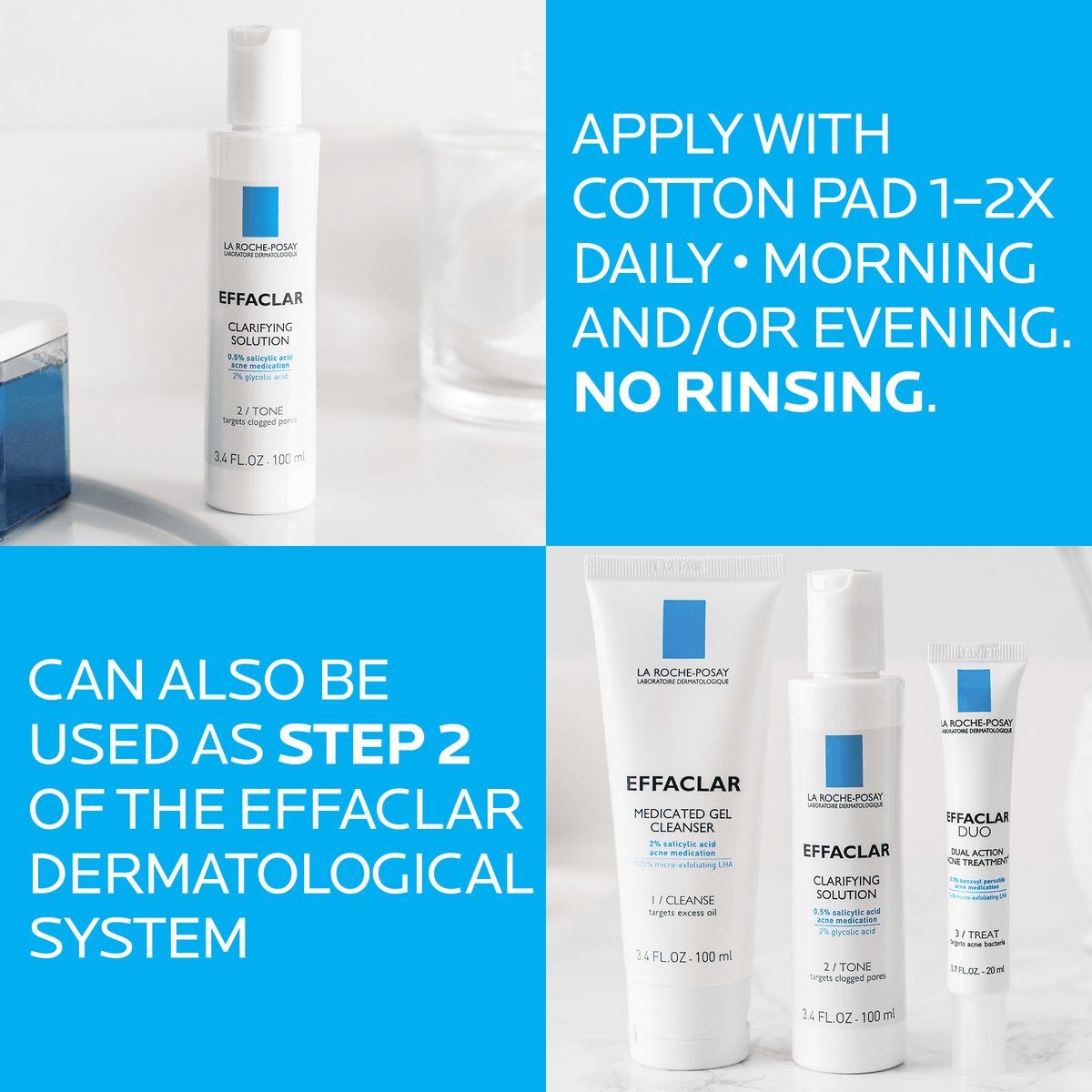 La Roche-Posay Effaclar Tónico Clarificante 200 ml