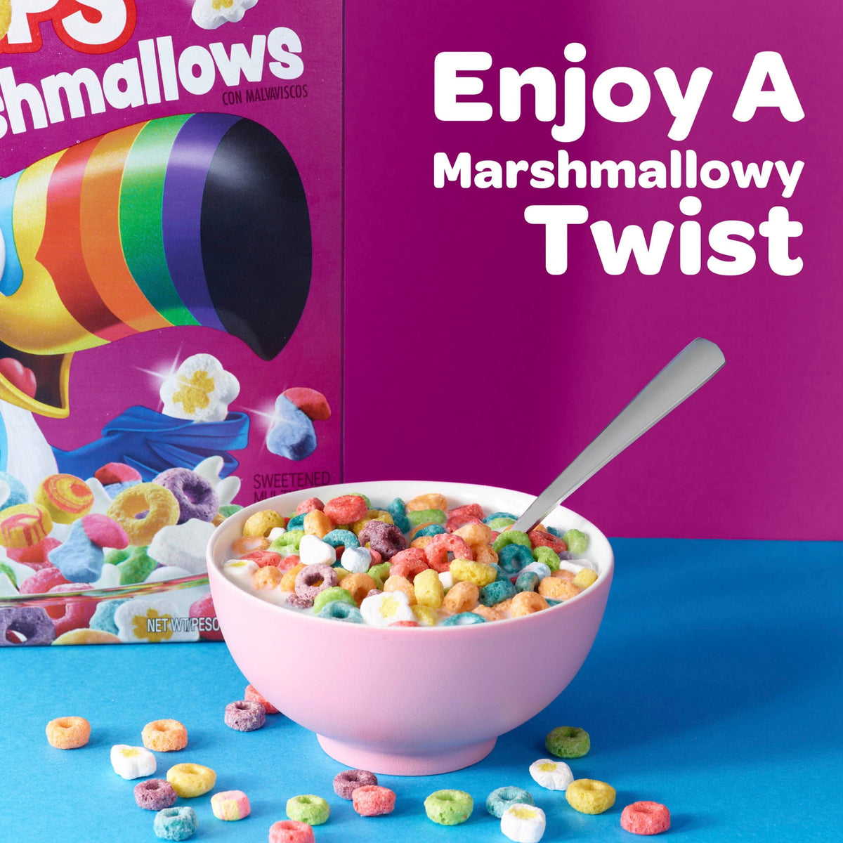 Froot Loops con Malvaviscos Tamaño Familiar