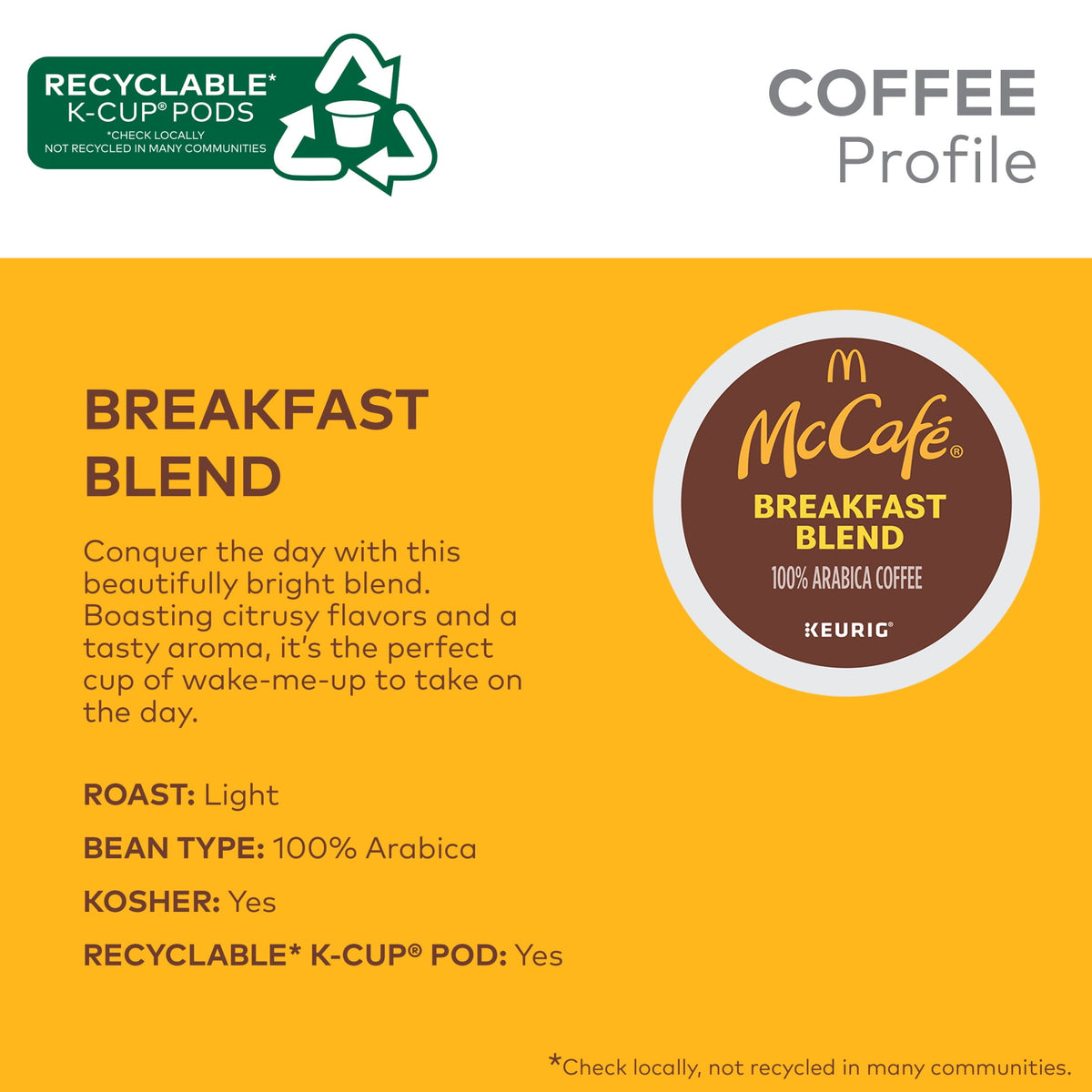 Café McCafé Breakfast Blend K-Cup 24 Pack 2