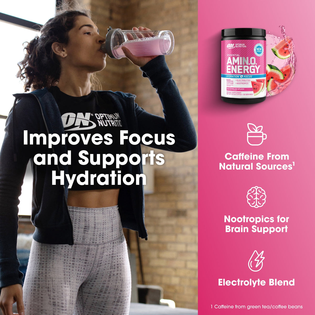 Optimum Nutrition Amino Energy Hydration Sandía 30 Porciones