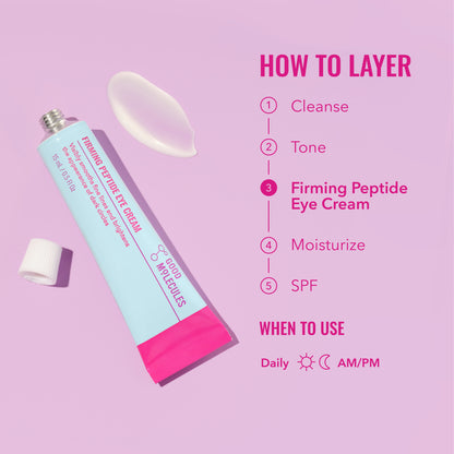 Good Molecules crema contorno ojos péptidos 0.5 fl oz