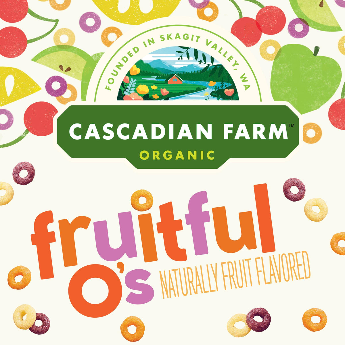 Cascadian Farm Cereal Orgánico de Aritos de Frutas 289 g