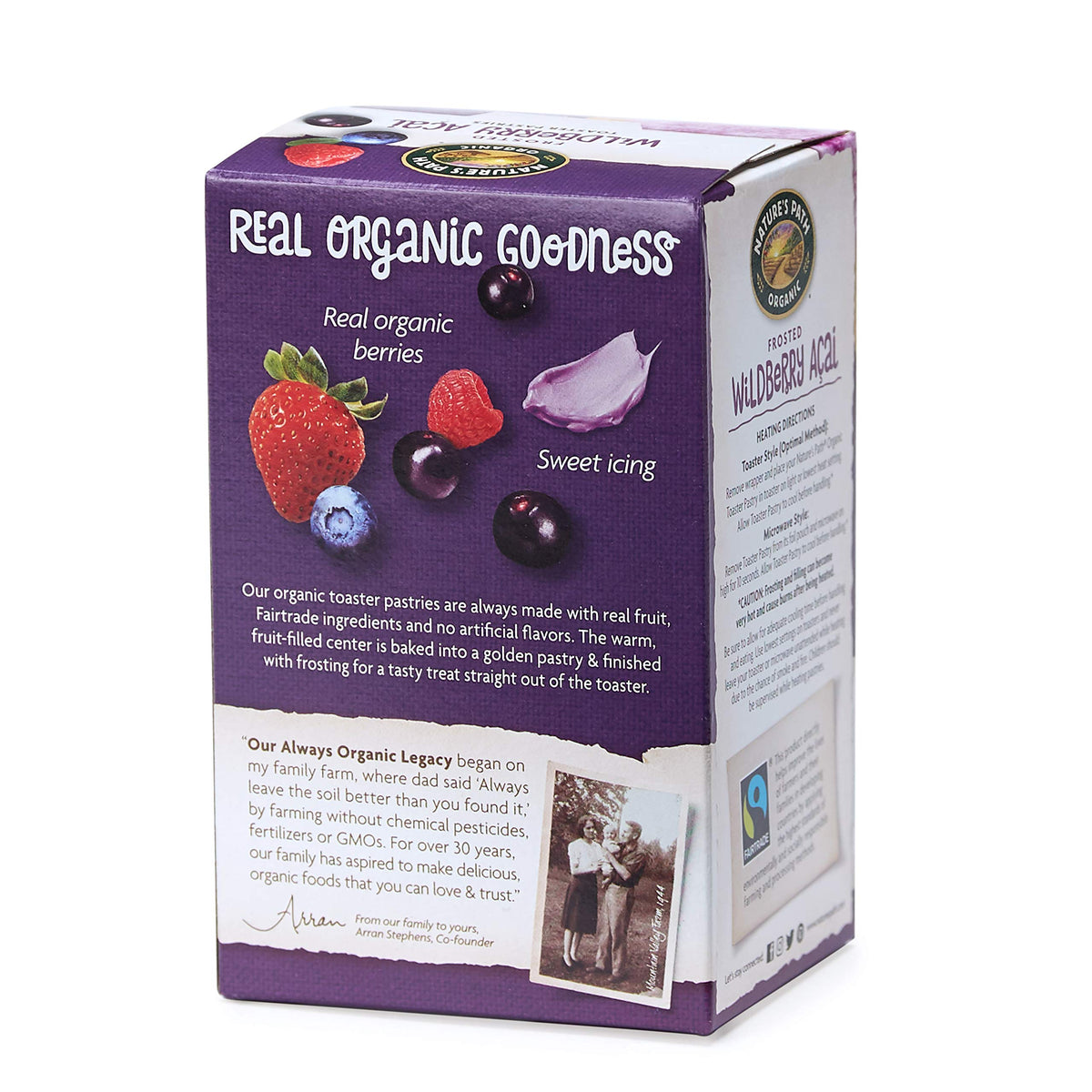 Nature's Path Pastelitos Tostables Orgánicos de Moras y Açaí Glaseados 312 g