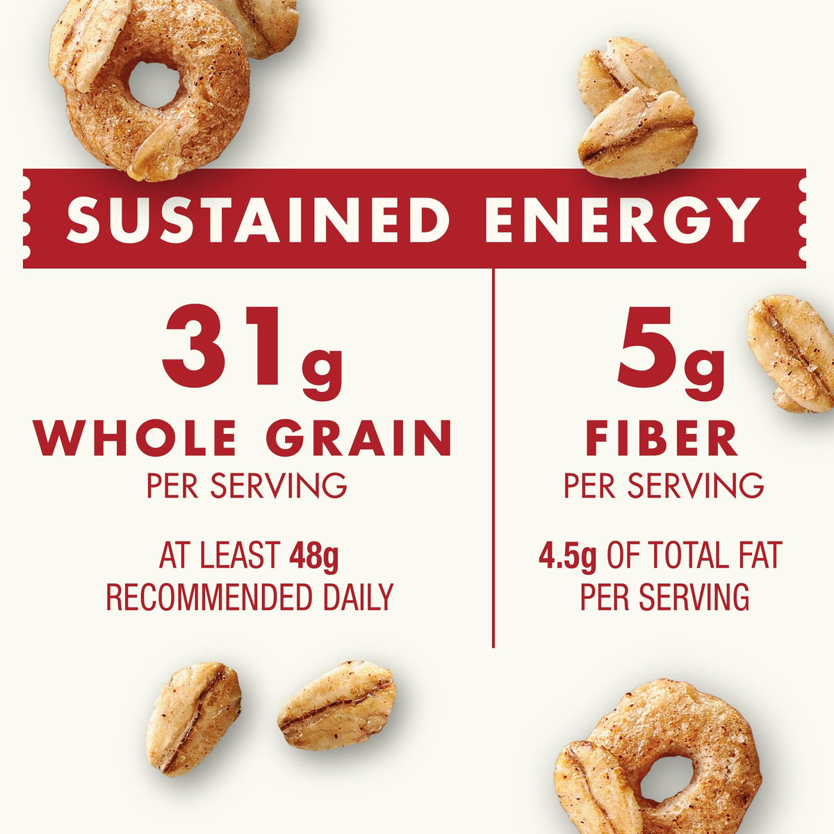 Cascadian Farm Cereal Orgánico Clusters de Avena y Canela 425 g