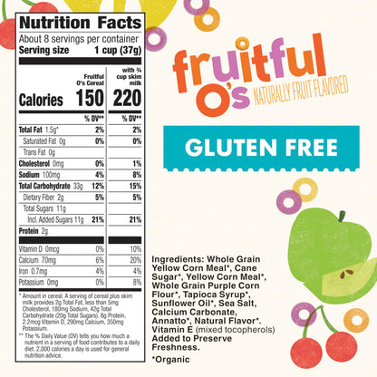 Cascadian Farm Cereal Orgánico de Aritos de Frutas 289 g