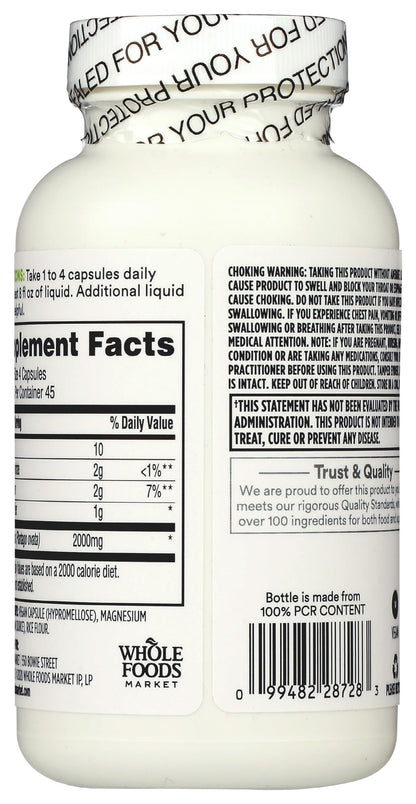 365 Psyllium Husk Cáscara de Psyllium 500 Mg 180 Cápsulas