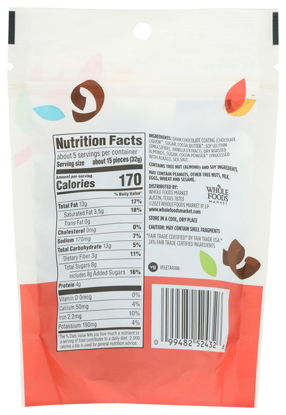 365 Almendras Cubiertas de Chocolate Amargo 170 g